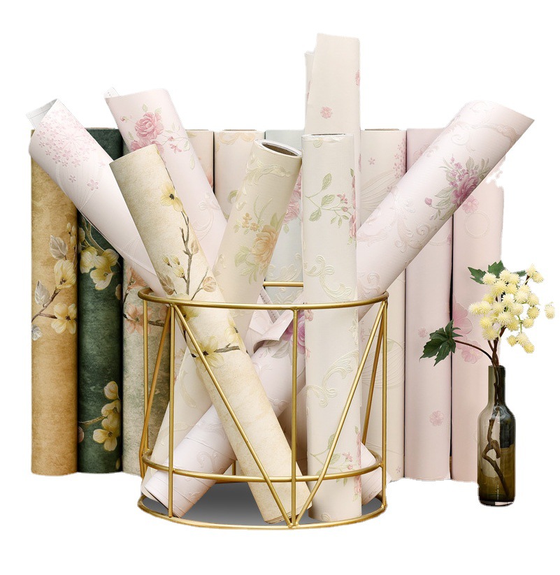 Retro light luxury American 3d wallpaper self-adhesive TV background wall bedroom living room dormitory home renovation self-adhesive wallpaper Item Picture
