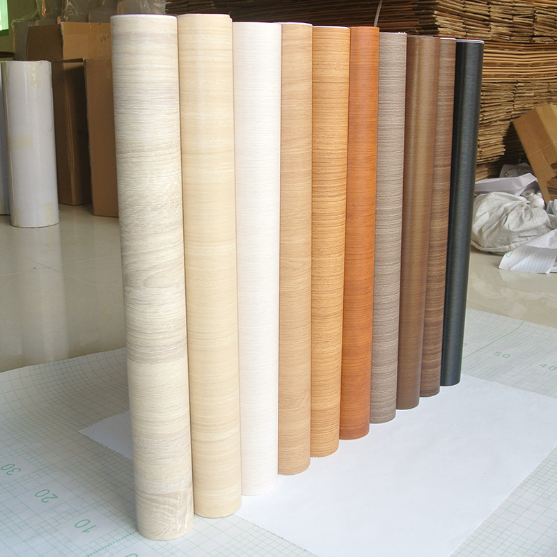 Korean version thickened wood grain stickers self-adhesive furniture refurbished aluminum density board PVC wallpaper film cross-border small volume customization Application Scenario