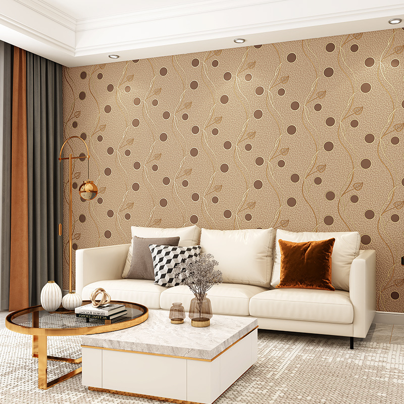 Pastoral 3d concave and convex three-dimensional deerskin velvet living room sofa background wall TV wallpaper bedroom bed full of wallpaper Specification drawing