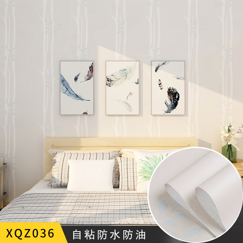 Waterproof wallpaper Self-adhesive wallpaper pink fresh and warm girls bedroom dormitory self-adhesive wallpaper drawer stickers Application Scenario
