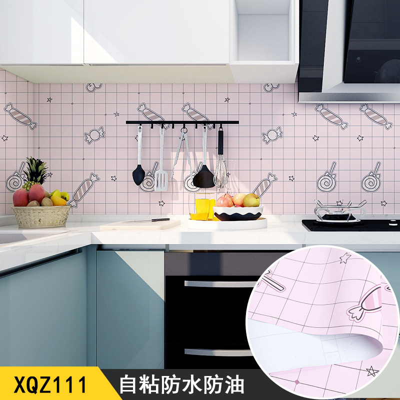 Kitchen Bathroom Mosaic pvc Self-adhesive Wall Paper 3d Toilet Waterproof and Oil Proof Tile high Temperature Resistant Renovation paste Application Scenario