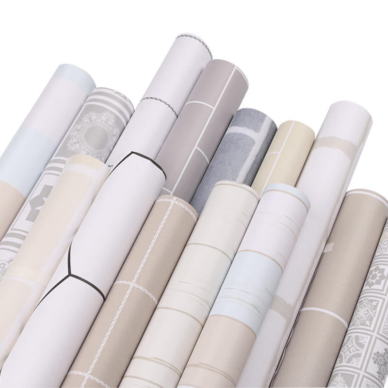 Kitchen wall plaid Mosaic decoration wallpaper self-adhesive waterproof moisture-proof toilet tile paste rental house renovation Item Picture