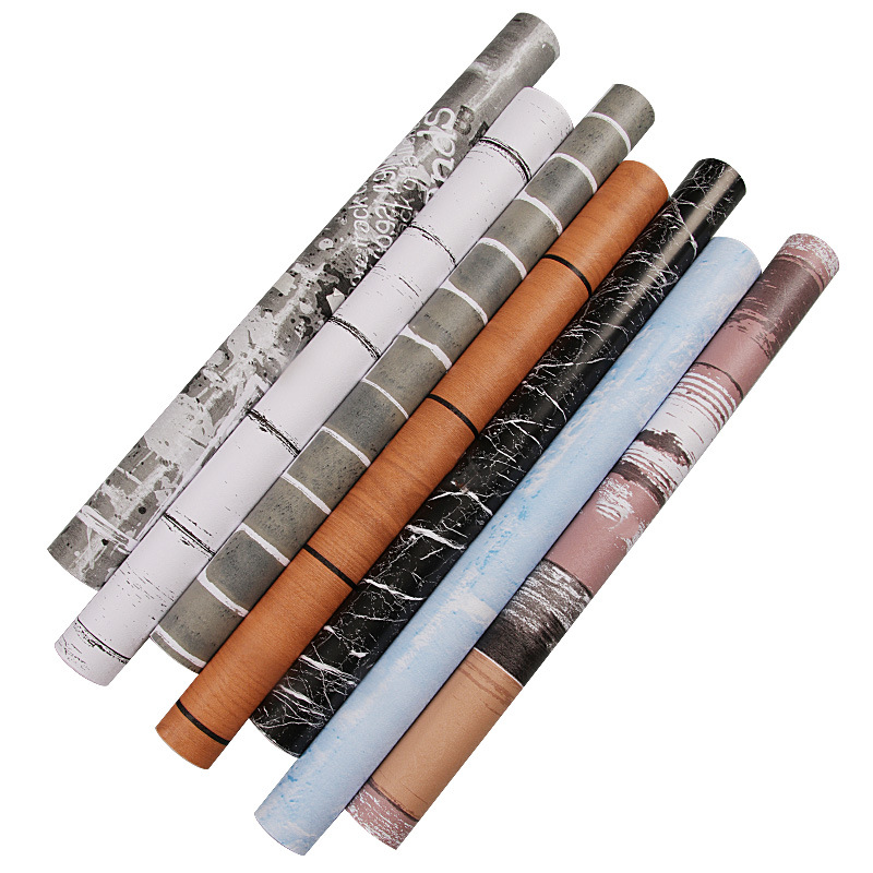 2022 New wallpaper self-adhesive waterproof moisture-proof scrubbing dormitory bedroom living room background wall paper household self-adhesive Item Picture