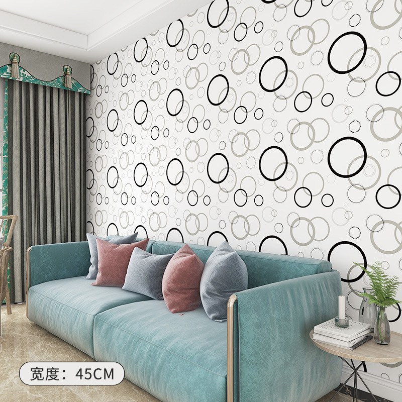 Wallpaper self-adhesive waterproof moisture-proof bedroom warm household wall stickers student dormitory female ins wind background wall paper Application Scenario