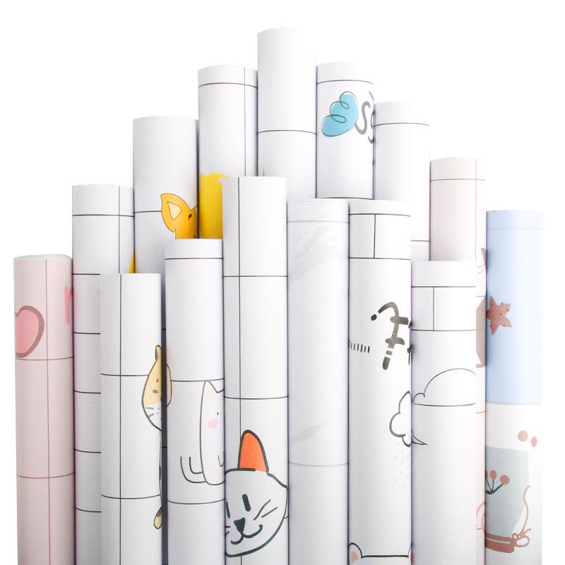 Kitchen oil-proof sticker waterproof oil-proof self-adhesive high temperature resistance range hood cooktop with cabinet wallpaper wallpaper can be replaced Application Scenario