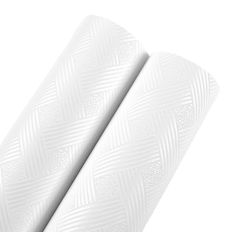 Modern simple 3d non-woven suspended ceiling ceiling roof wallpaper bedroom hotel Guesthouse white Japanese wallpaper Item Picture