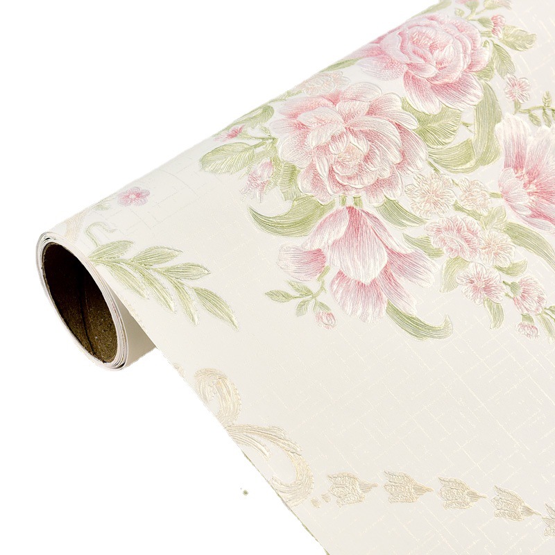 Self-adhesive wallpaper three-dimensional 3d non-woven fine press bedroom warm out rent renovation dormitory self-adhesive wallpaper Item Picture