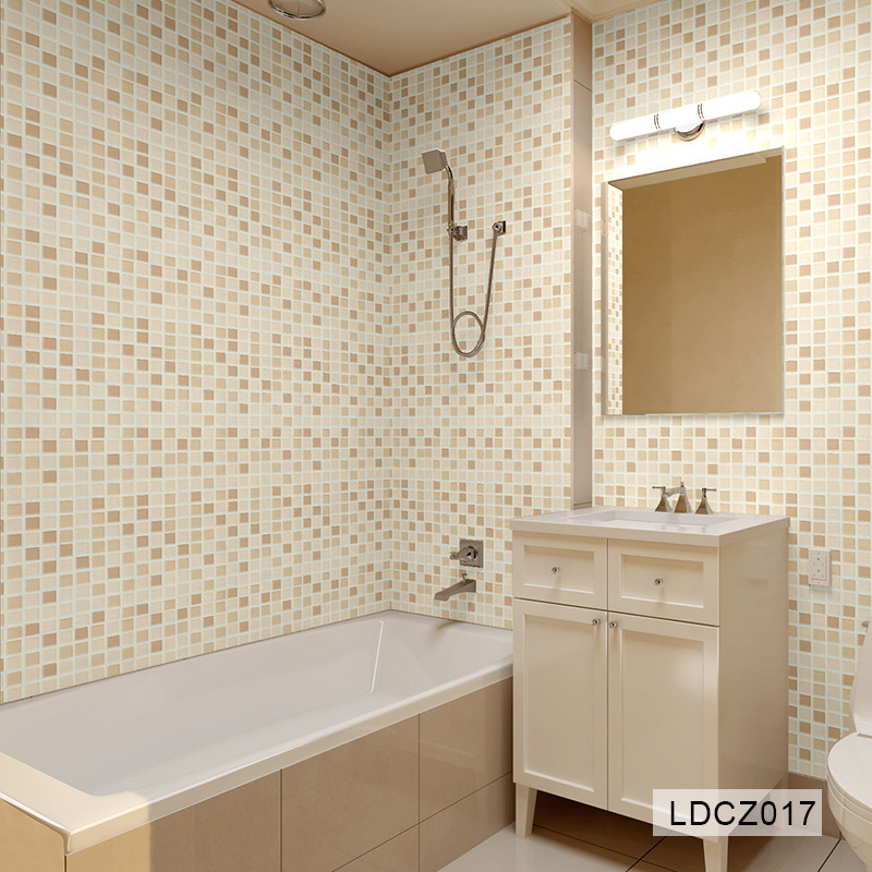 Kitchen oil proof Mosaic wall paste toilet waterproof self adhesive wallpaper bathroom tile wallpaper new special Specification drawing