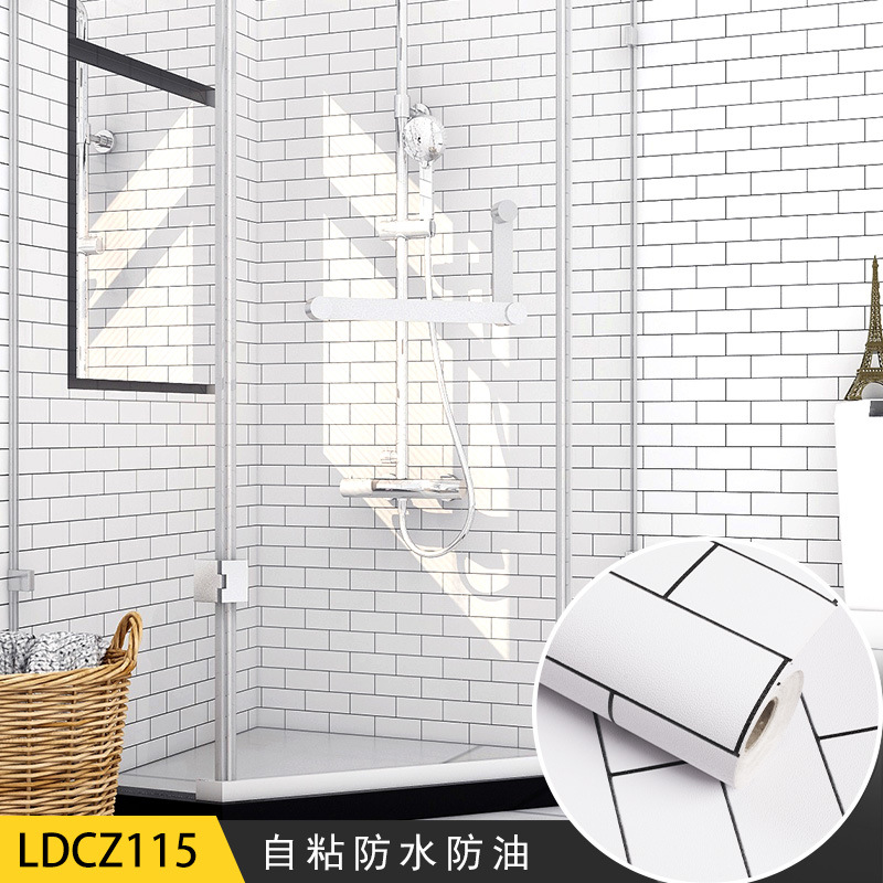 Self-adhesive wallpaper Nordic wind wall paste bedroom warm wallpaper waterproof stickers net red decorative background wallpaper self-adhesive Item Picture