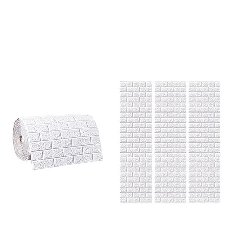 Wallpaper self-adhesive 3d three-dimensional wall stickers self-adhesive waterproof moisture-proof rolling wall brick wall stickers self-adhesive bedroom wall stickers Item Picture