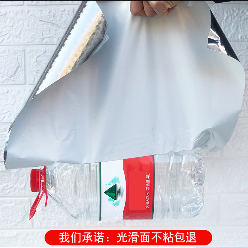 Aike waterproof thickening high temperature resistance cooktop aluminum foil wallpaper fireproof decorative wall stickers self-adhesive kitchen oil repellent stickers details Picture
