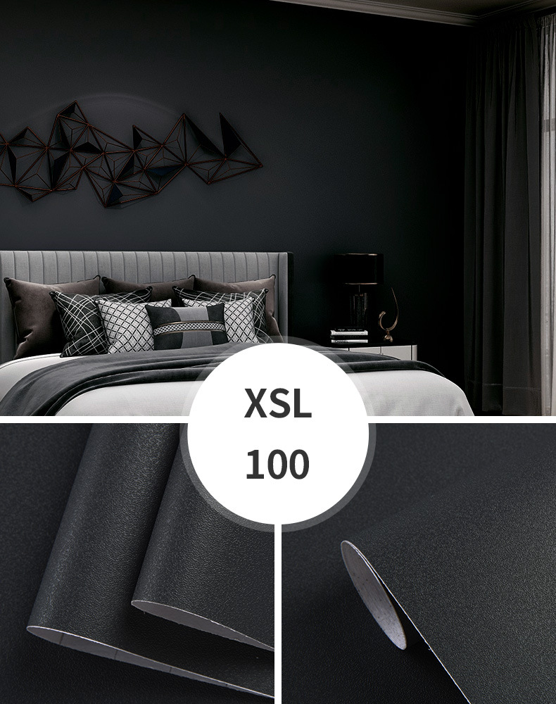 Wallpaper self-adhesive wholesale solid color living room dormitory decoration background wall refurbished paste bedroom warm waterproof moisture-proof wallpaper Application Scenario
