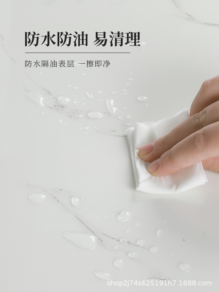 3D three-dimensional foam wallpaper Marble Kitchen Imitation tile waterproof and oil-proof self-adhesive wallpaper stickers refurbished toilet Application Scenario