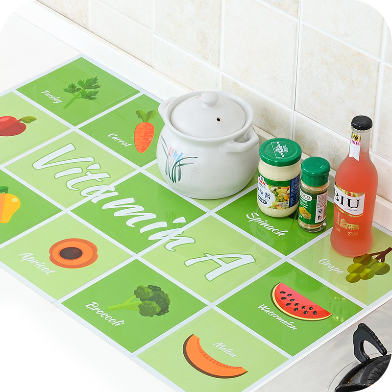 Wholesale kitchen oil proof stickers high temperature oil smoke proof paper stickers decoration wall stickers aluminum foil tile cabinet stickers Application Scenario
