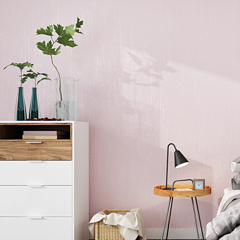 Thickened self-adhesive wallpaper plain color imitation diatom mud gray pink living room background wall bedroom covered with self-adhesive wallpaper Specification drawing