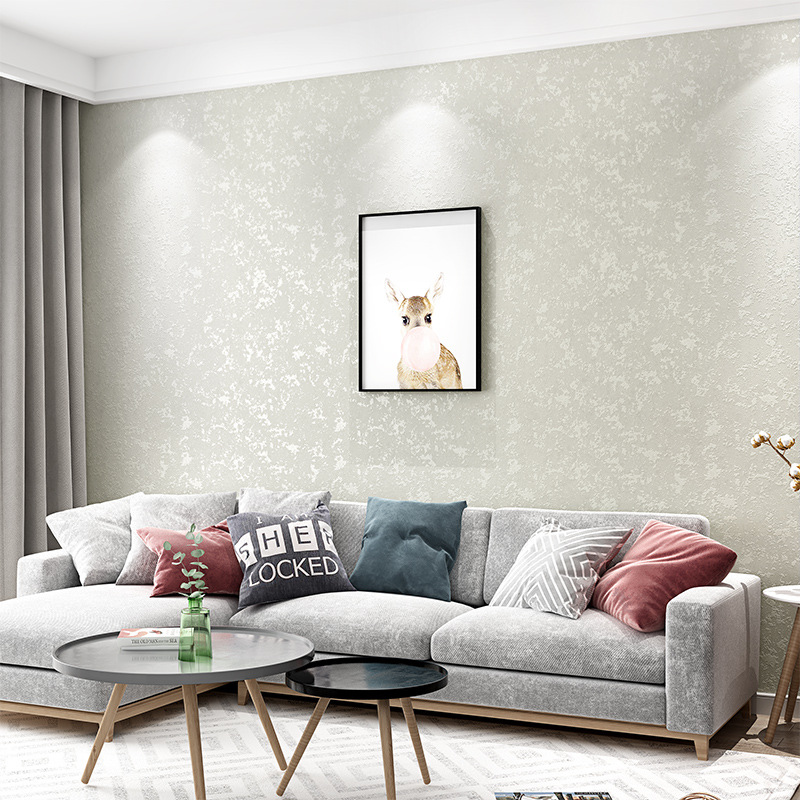 Self-adhesive wallpaper 3d imitation diatom mud simple non-woven wallpaper bedroom living room background wall rental room renovation self-adhesive Specification drawing