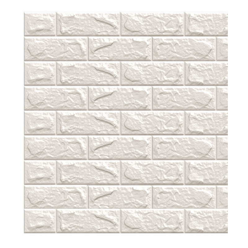Wallpaper self-adhesive sound insulation stereo wall paste bedroom background wall insulation wallpaper foam brick dormitory wall renovation stickers Item Picture