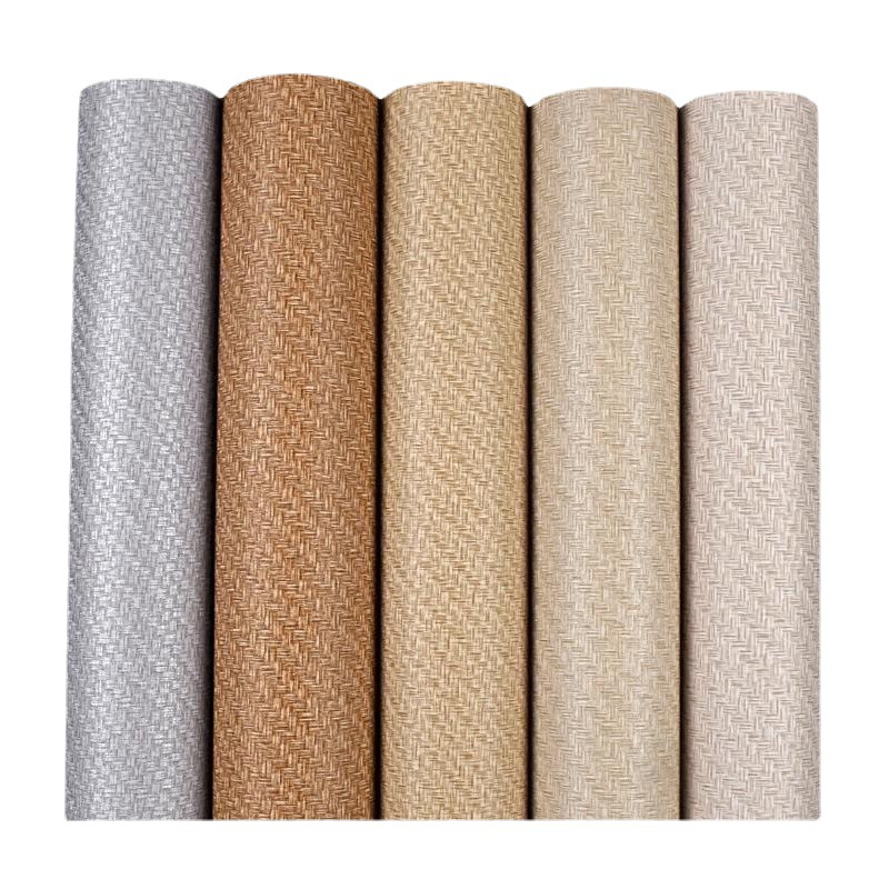 Retro Chinese-style 3d imitation bamboo woven straw wallpaper bamboo grass mat hotel theme background ceiling ceiling Japanese wallpaper Item Picture