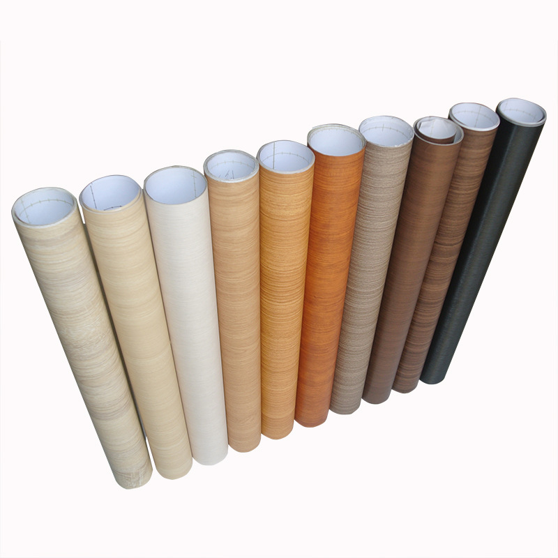 PVC wood grain decorative film stickers wardrobe cabinets desk furniture renovation decoration wholesale interior film manufacturers customized Item Picture