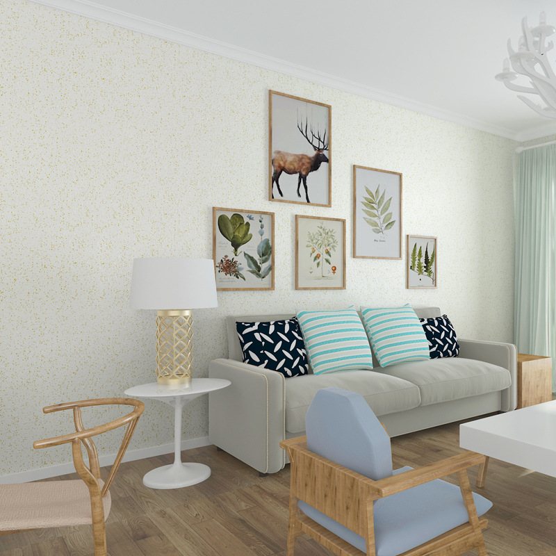 Pure pigment color non-woven wallpaper imitation granular sand grain diatom mud wallpaper Bedroom living room dining room corridor wallpaper Item Picture