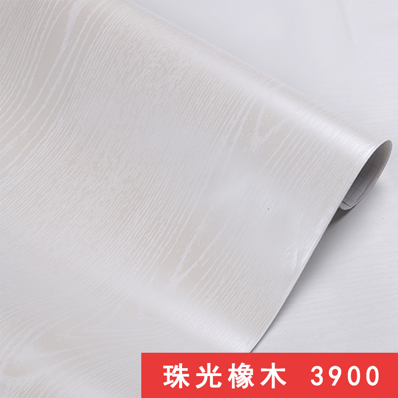 Xuan Mei PVC self-adhesive wallpaper thickened retro wood grain wholesale table clothes cabinet door cabinet old furniture renovation Specification drawing