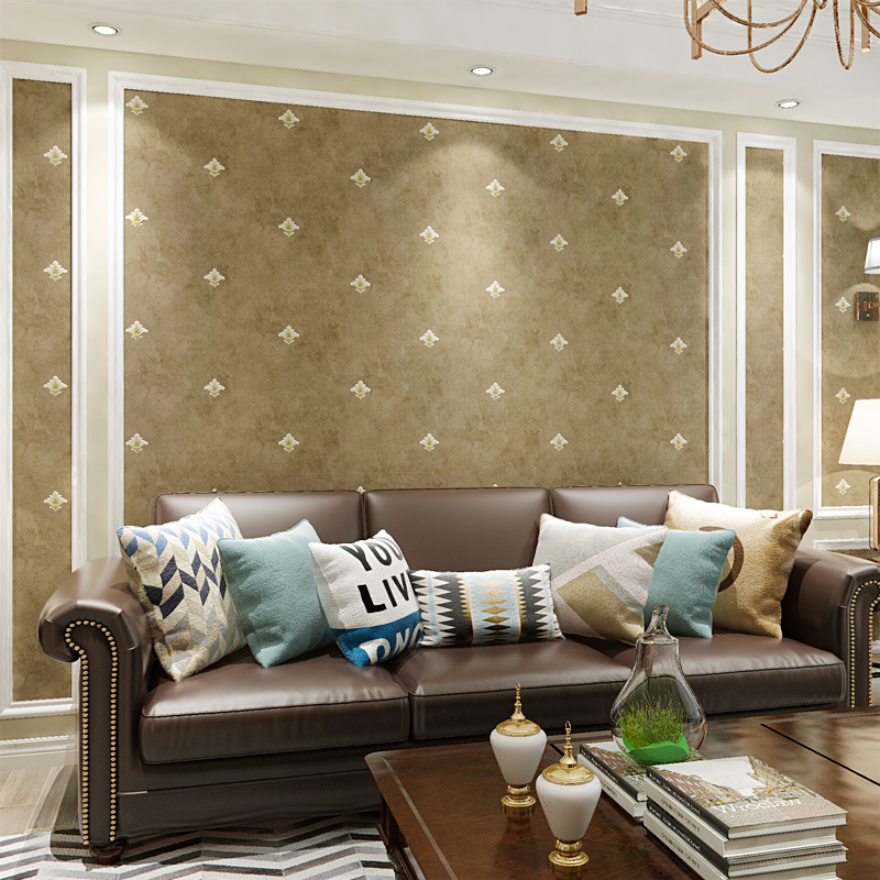 Retro light luxury American 3d wallpaper self-adhesive TV background wall bedroom living room dormitory home renovation self-adhesive wallpaper