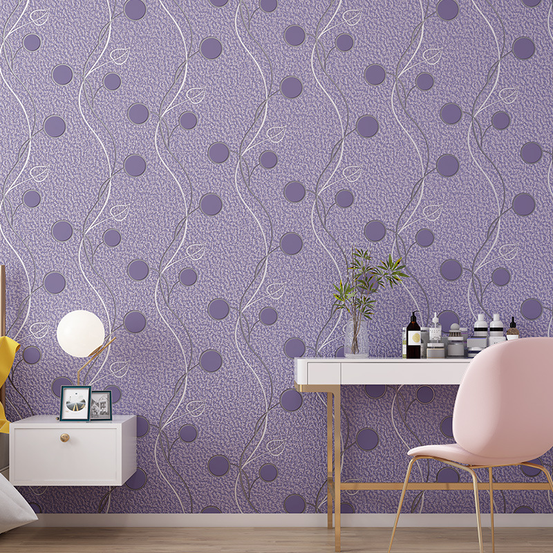 Pastoral 3d concave and convex three-dimensional deerskin velvet living room sofa background wall TV wallpaper bedroom bed full of wallpaper