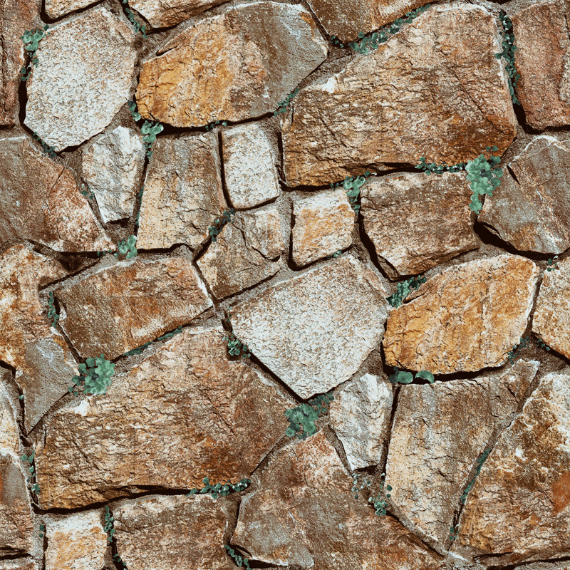 Chinese three-dimensional 3D antique culture stone stone grain stone rock wallpaper restaurant cafe background brick wallpaper