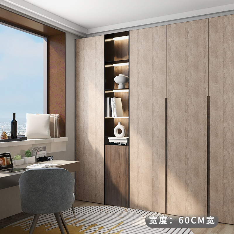 Waterproof and moisture-proof wood grain stickers self-adhesive wallpaper thickened bedroom wardrobe desktop wooden door pasting old furniture refurbished wallpaper