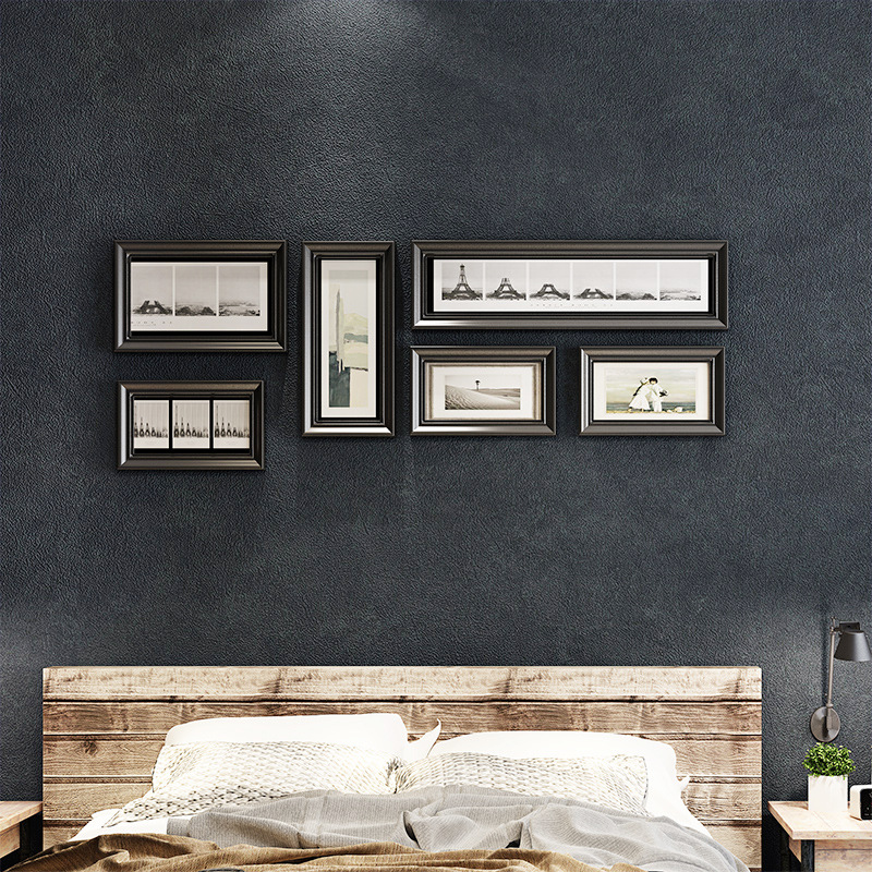 Do old retro 3d Nordic gray plain color diatom mud wallpaper hotel hotel hotel clothing shop PVC wallpaper