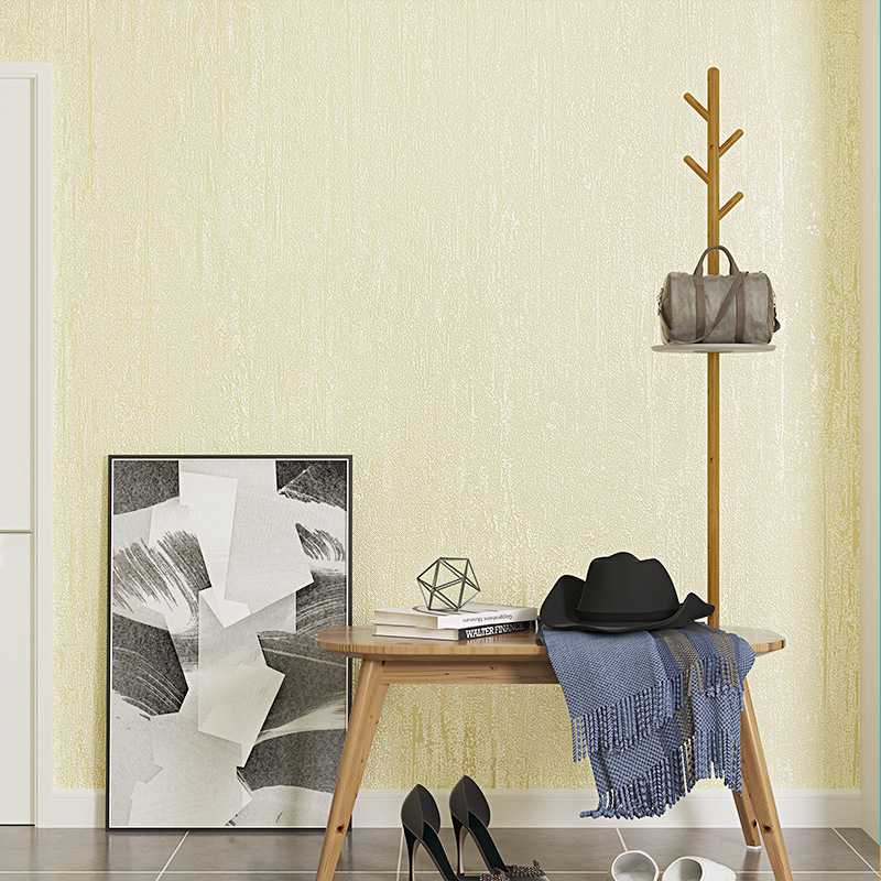 Thickened self-adhesive wallpaper plain color imitation diatom mud gray pink living room background wall bedroom covered with self-adhesive wallpaper