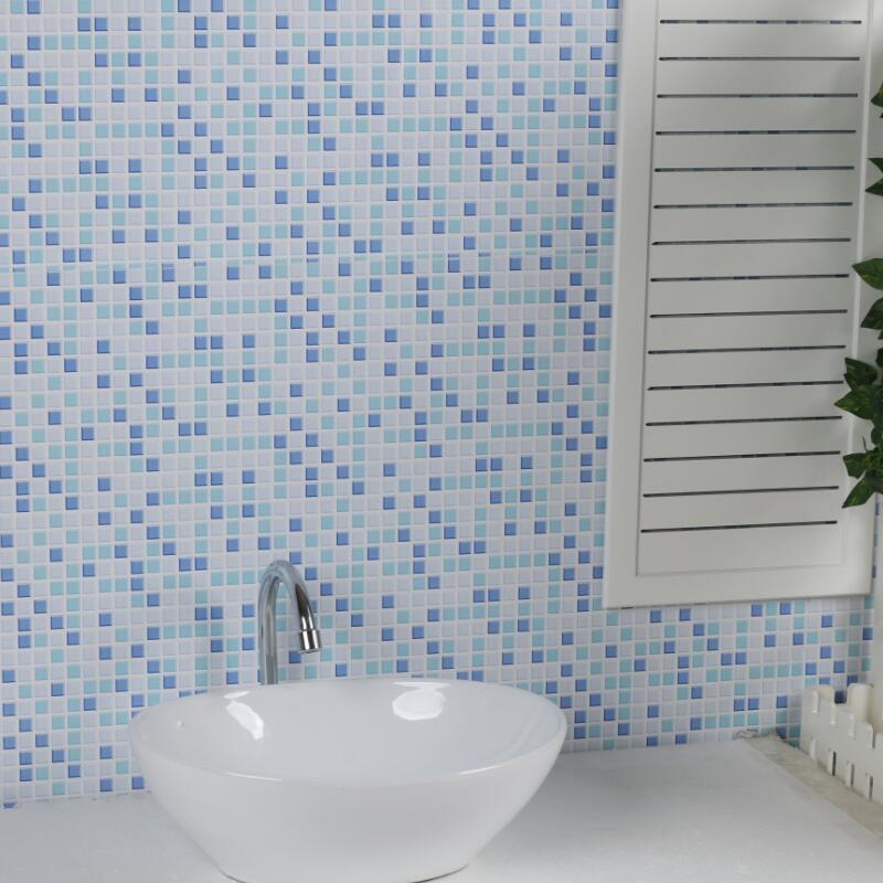 Kitchen oil proof Mosaic wall paste toilet waterproof self adhesive wallpaper bathroom tile wallpaper new special