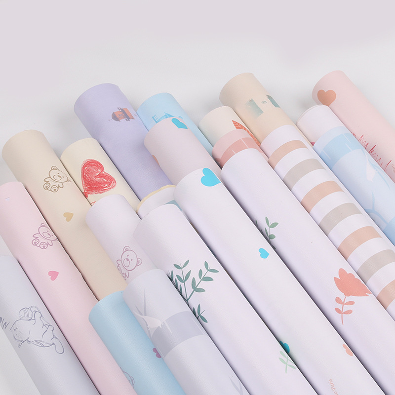 Thickened waterproof 3d three-dimensional wall paste pvc dormitory dormitory self-adhesive wallpaper bedroom living room background wall warm wallpaper