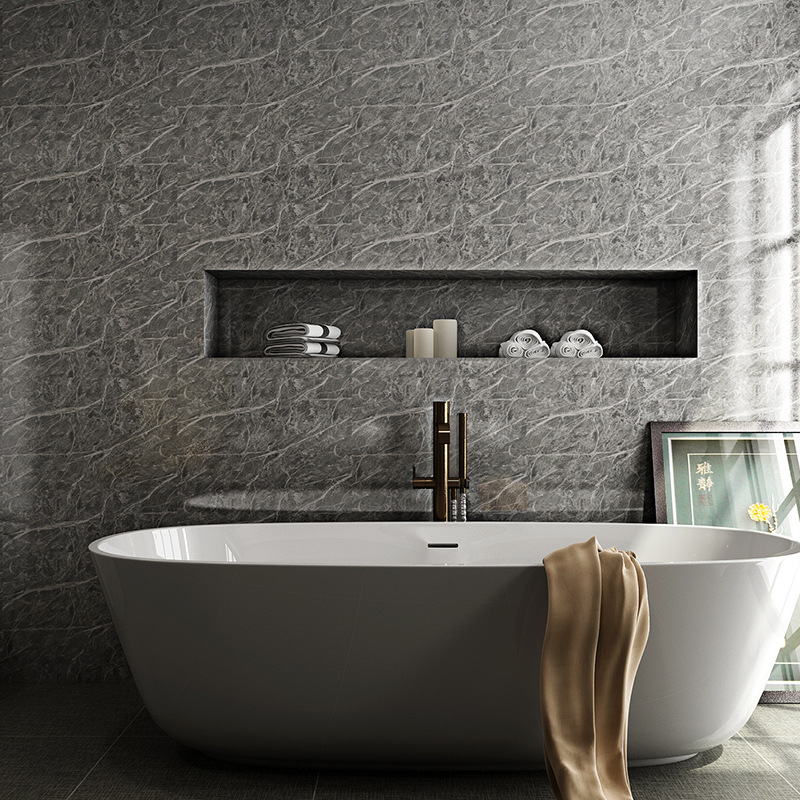 Self-adhesive wallpaper thickened waterproof marble background wallpaper self-adhesive kitchen oil-proof bedroom PVC wallpaper self-adhesive