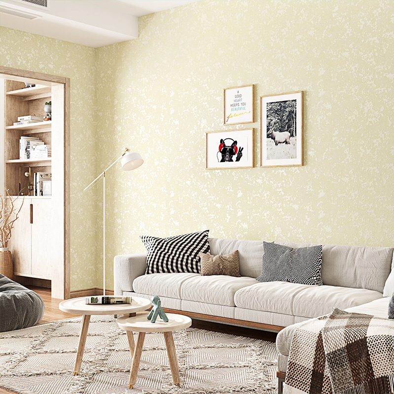 Self-adhesive wallpaper 3d imitation diatom mud simple non-woven wallpaper bedroom living room background wall rental room renovation self-adhesive
